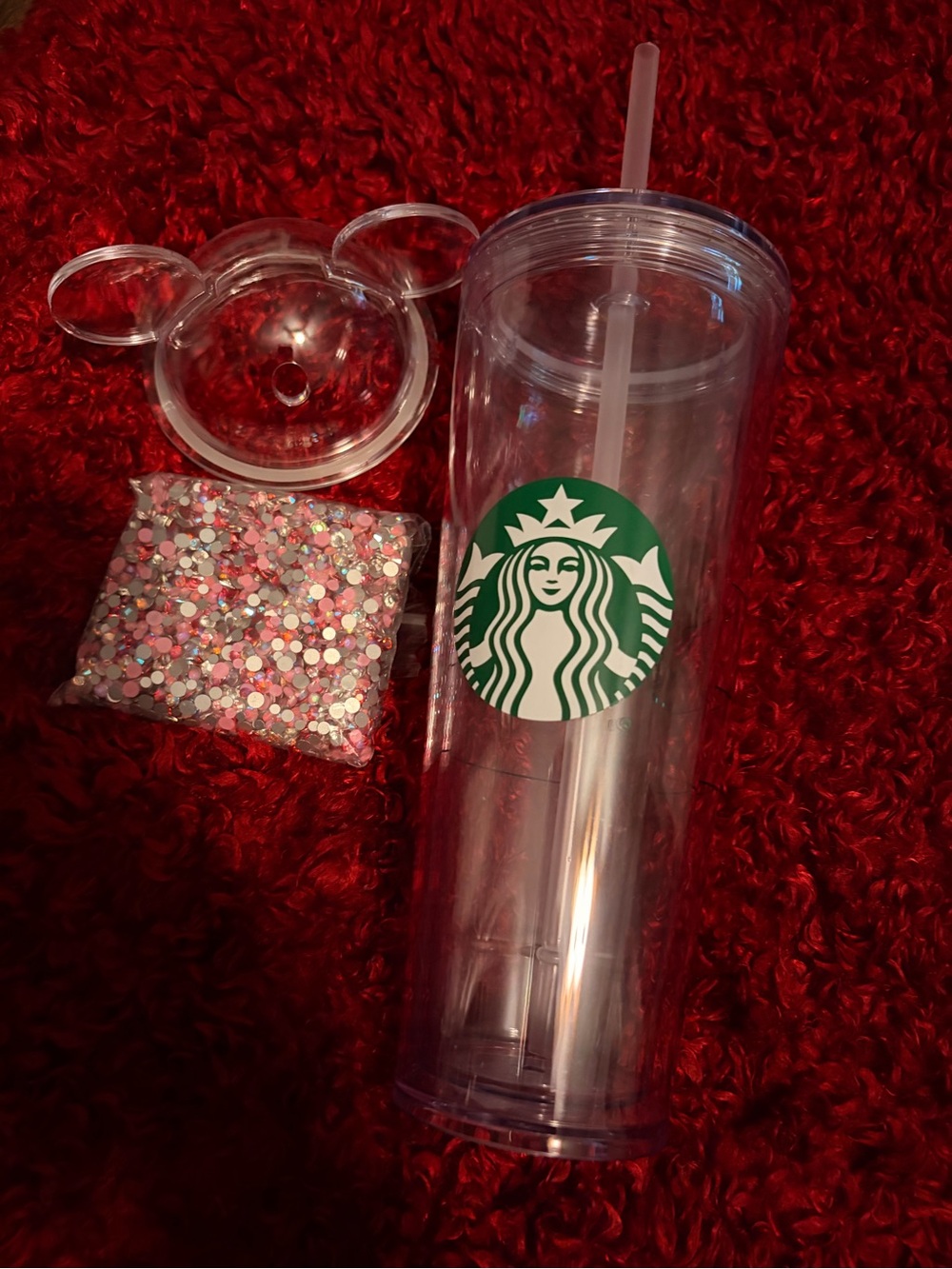 Rhinestone Starbucks Tumbler Kit